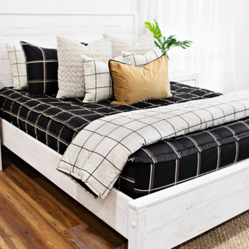 Ivy League twin minky lined beddy